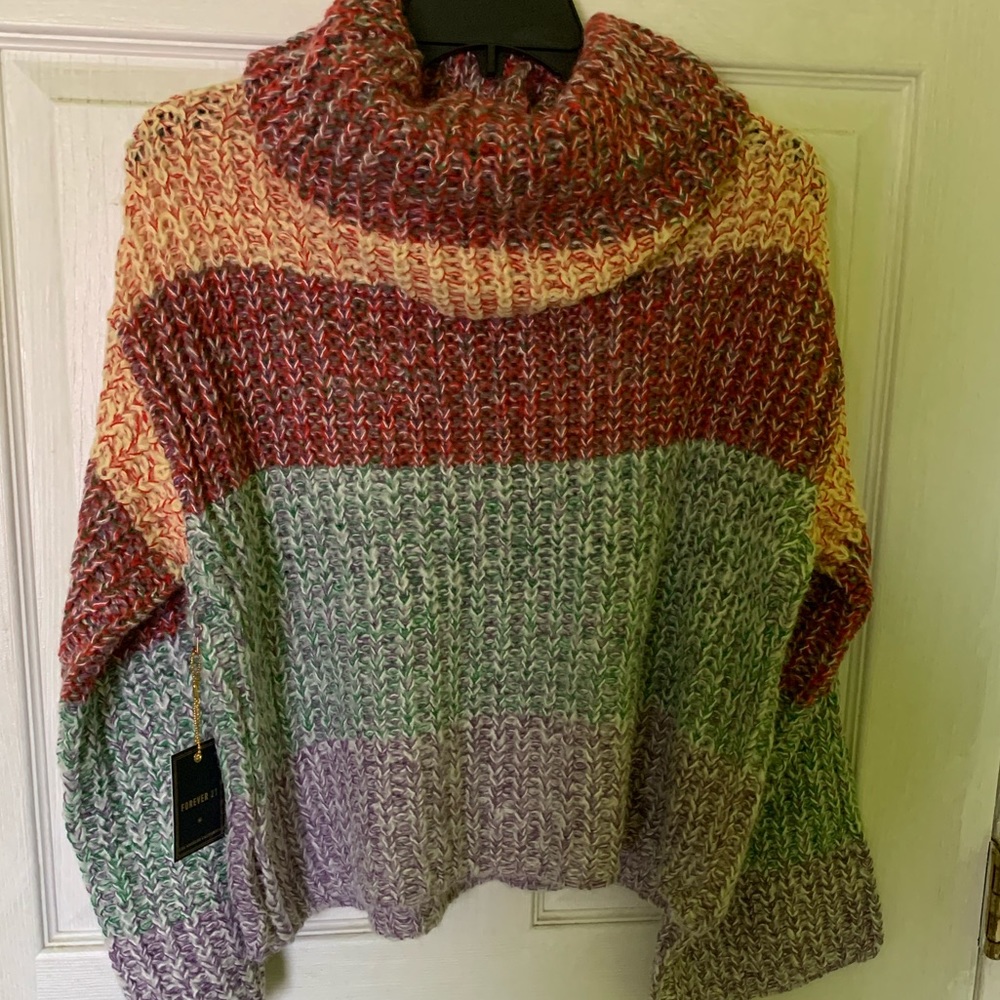 Turtleneck Crop Sweater